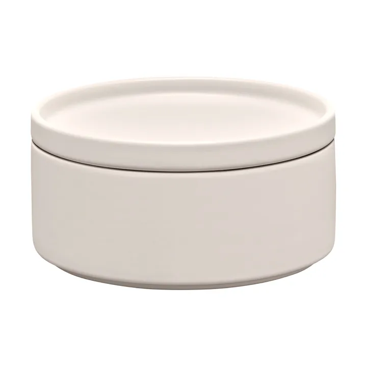 Pilar storage jar with lid - Moonbeam, Ø15.5x7.5 cm - Blomus