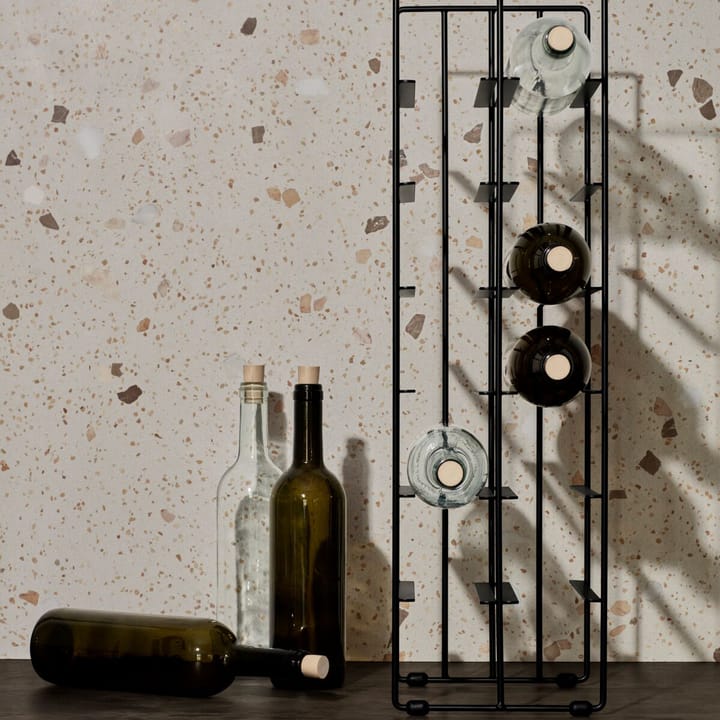 Pilare wine rack 12 bottles, Black blomus