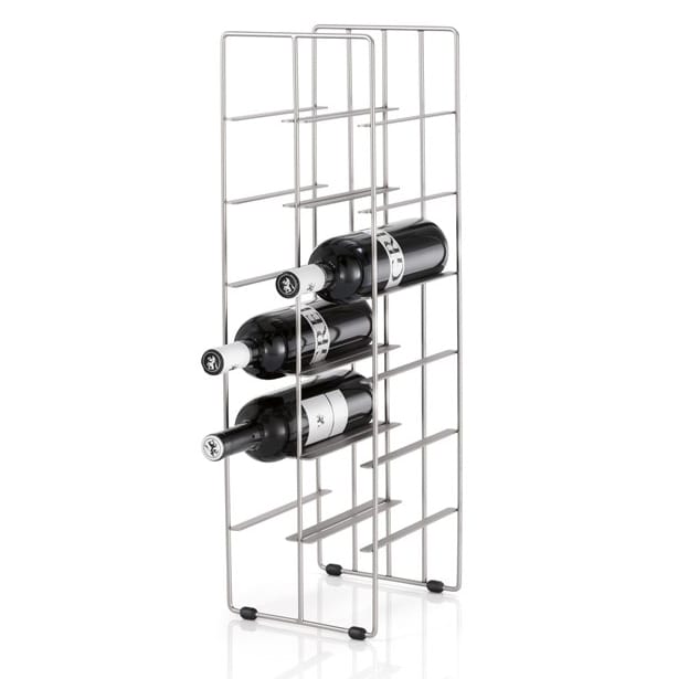 Pilare wine rack 12 bottles, Steel blomus