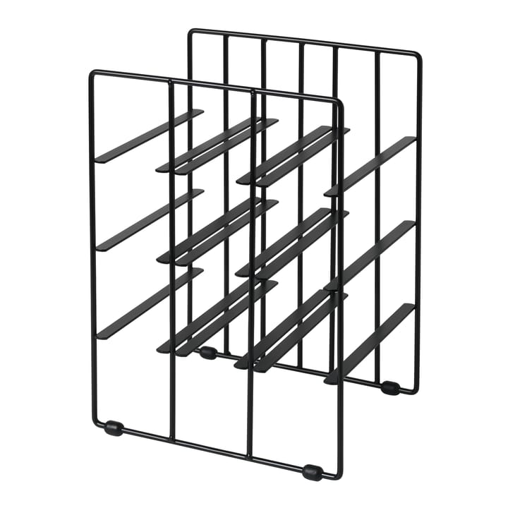 Pilare wine rack 9 bottles, black blomus