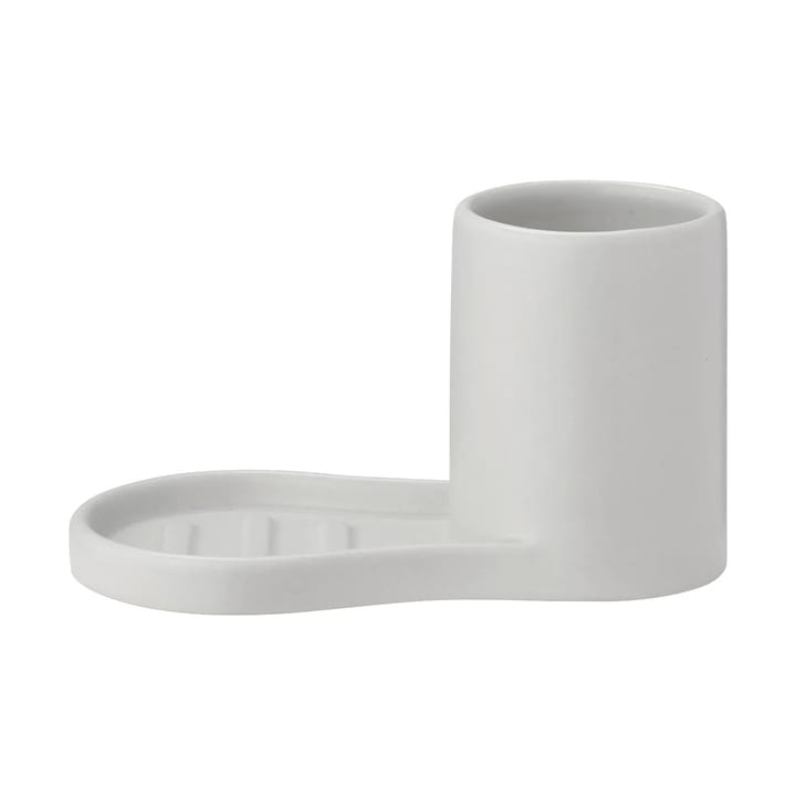 Piro dish brush and soap holder - Satellite - Blomus