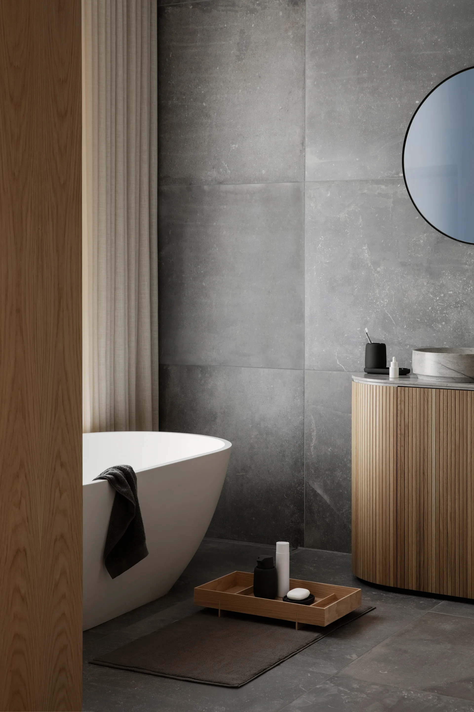 Sono tray 10x19 cm, Black blomus