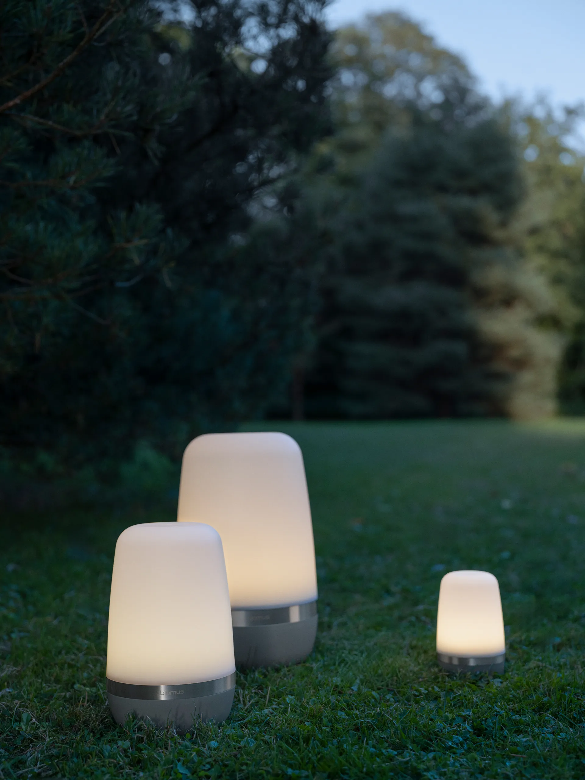 Spirit LED-lamp 35 cm, Pine grey blomus