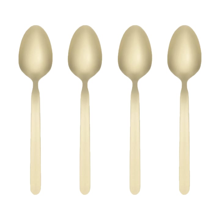 STELLA espresso spoon champagne 4-pack - 11 cm - Blomus