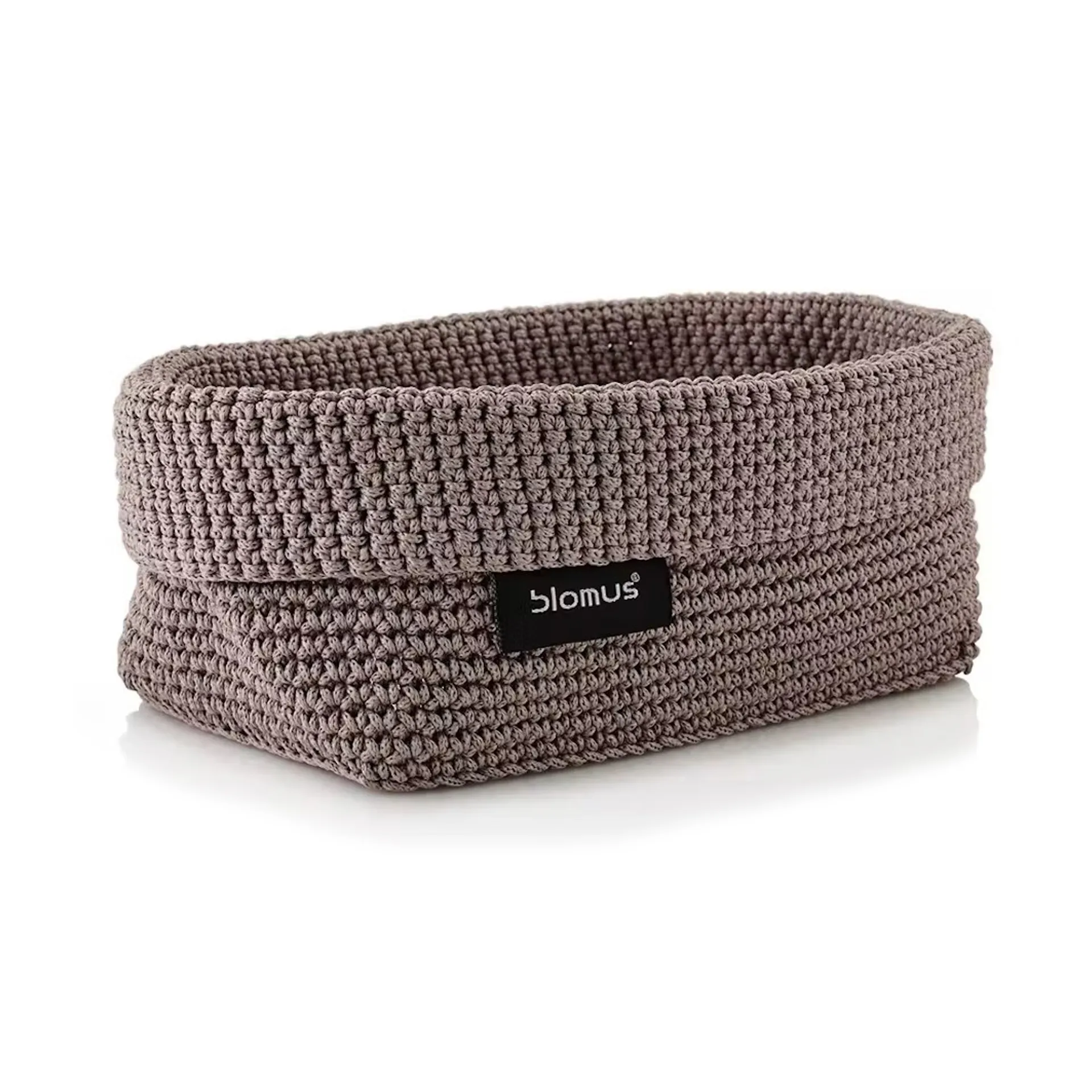 Tela textile basket L 12x20 cm, Taupe blomus