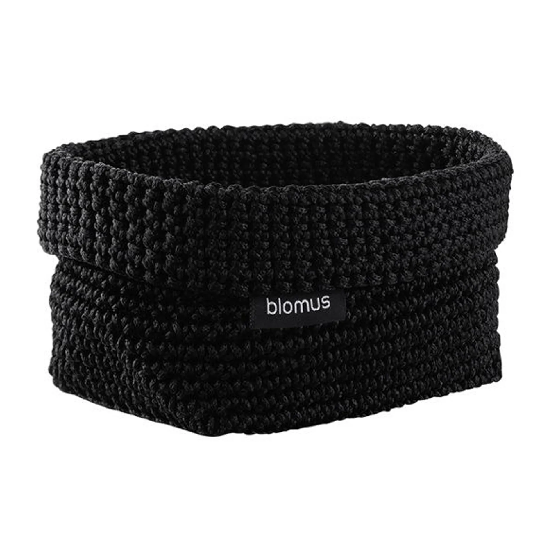 Tela textile basket M 10x15 cm, Black blomus
