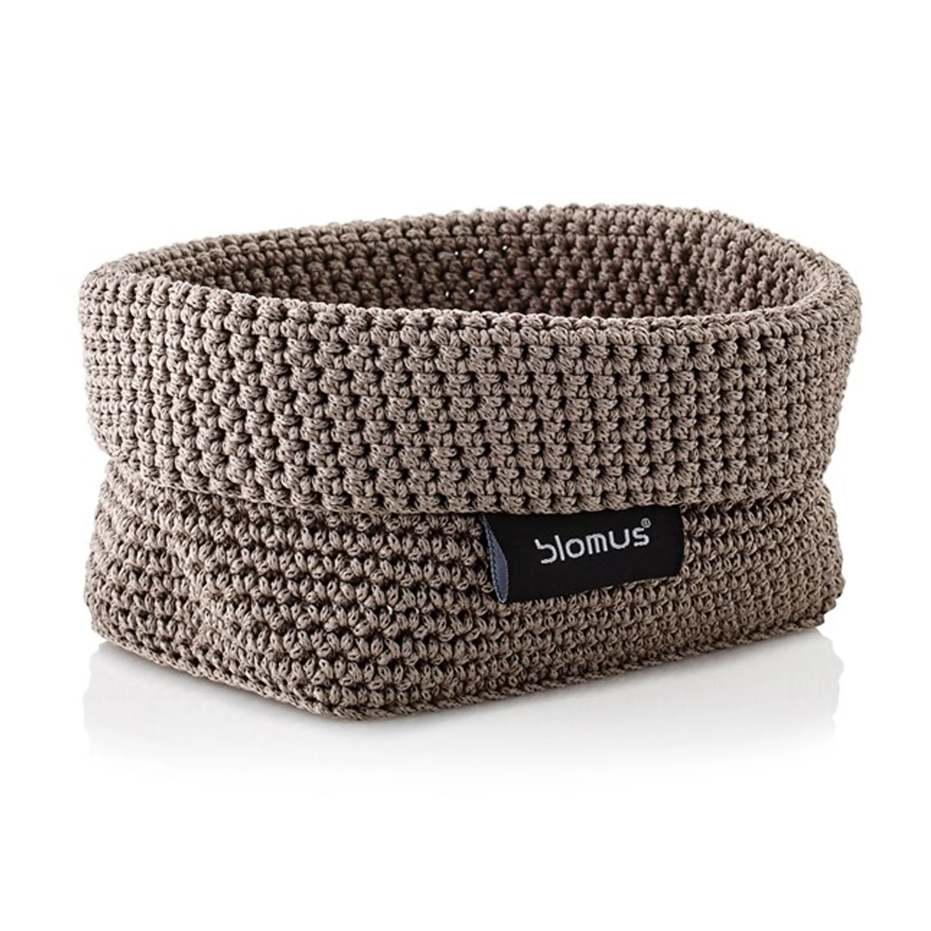 Tela textile basket M 10x15 cm, Taupe blomus