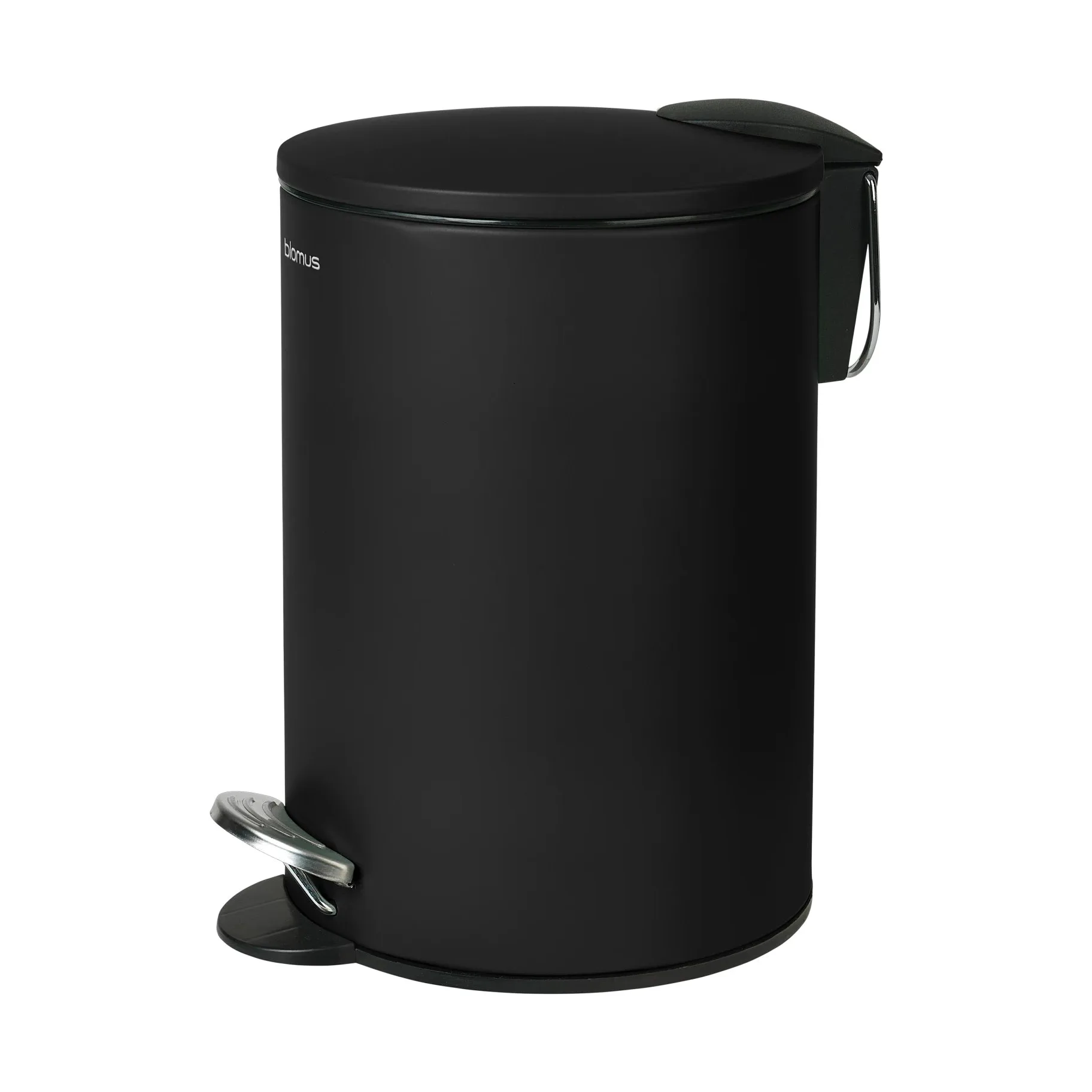 Tubo pedal bin 3 L, Black blomus
