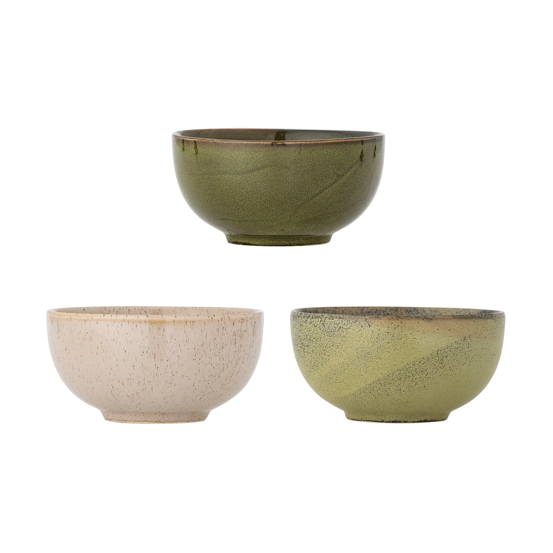 Addison bowl Ø16 cm 3 pieces, Green Bloomingville