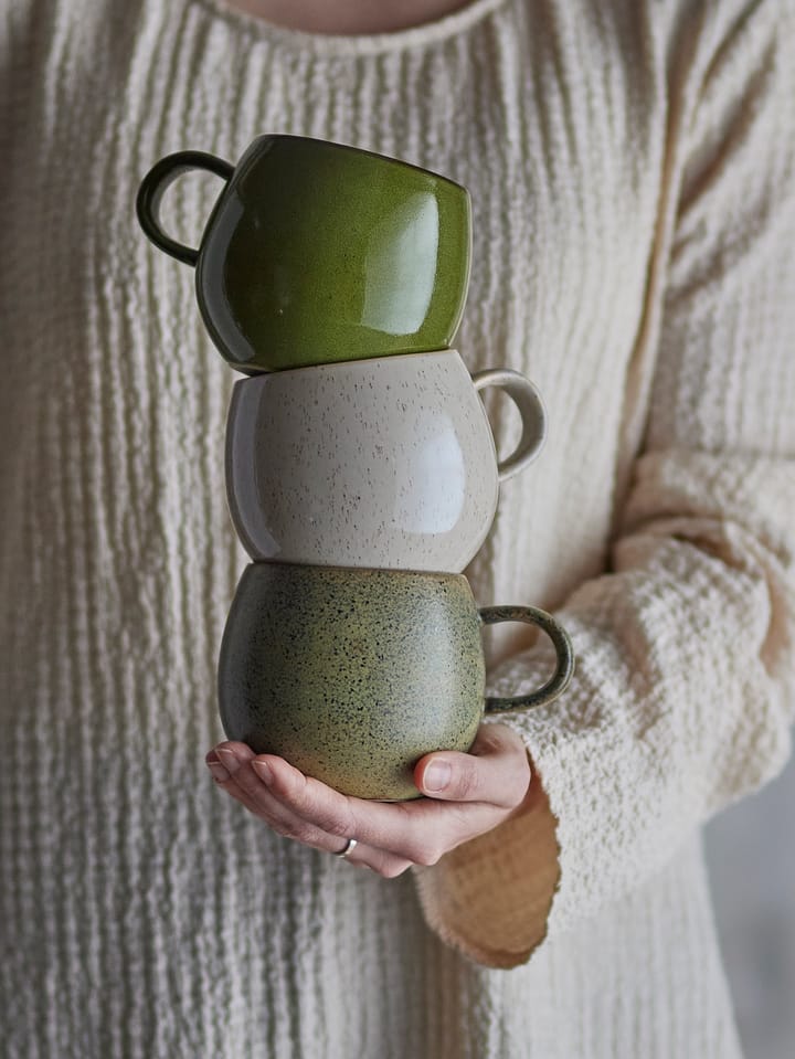 Addison cup 3 pieces, Green Bloomingville