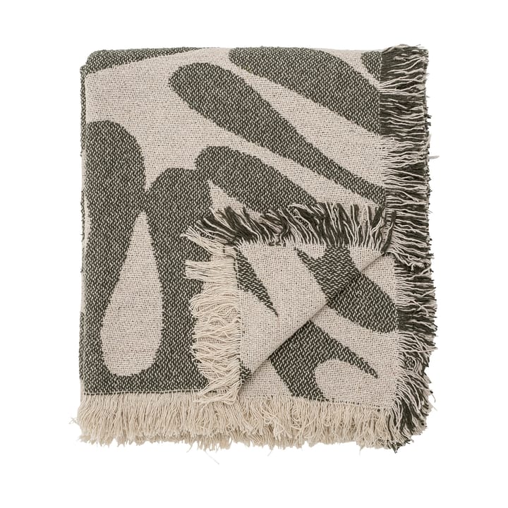 Alk cotton throw 130x160 cm - Beige-green - Bloomingville