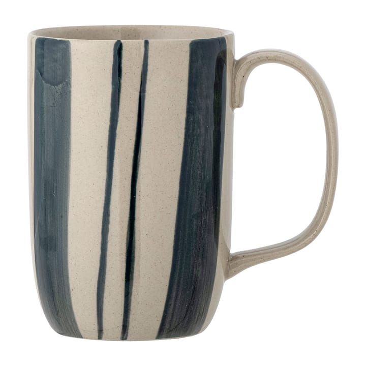 Allium mug Ø8.5x11.5 cm - Blue stripes - Bloomingville