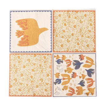 Anniversary paper napkin 20-pack - Yellow - Bloomingville