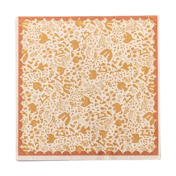 Anniversary paper napkin 20-pack - Yellow - Bloomingville