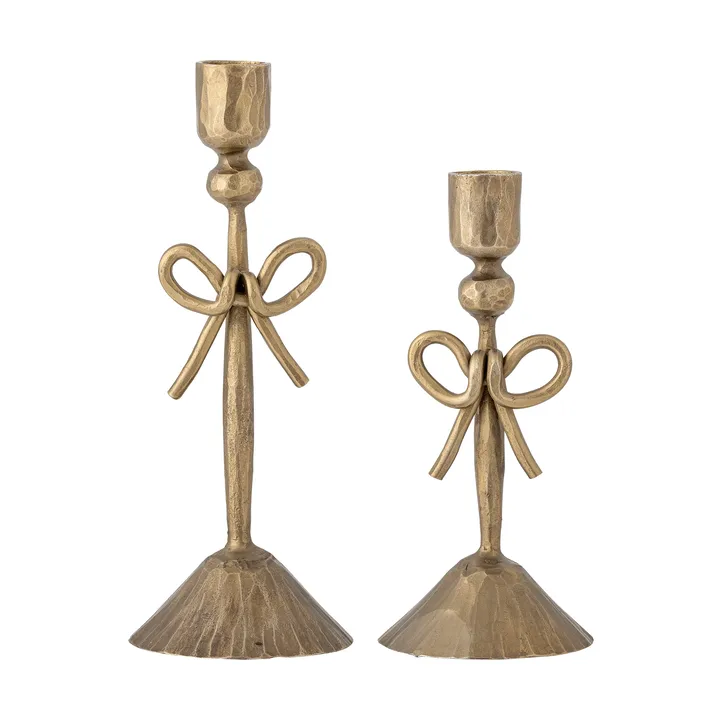 Arc ljusstake - Brass, 2 pieces, Ø9 cm - Bloomingville