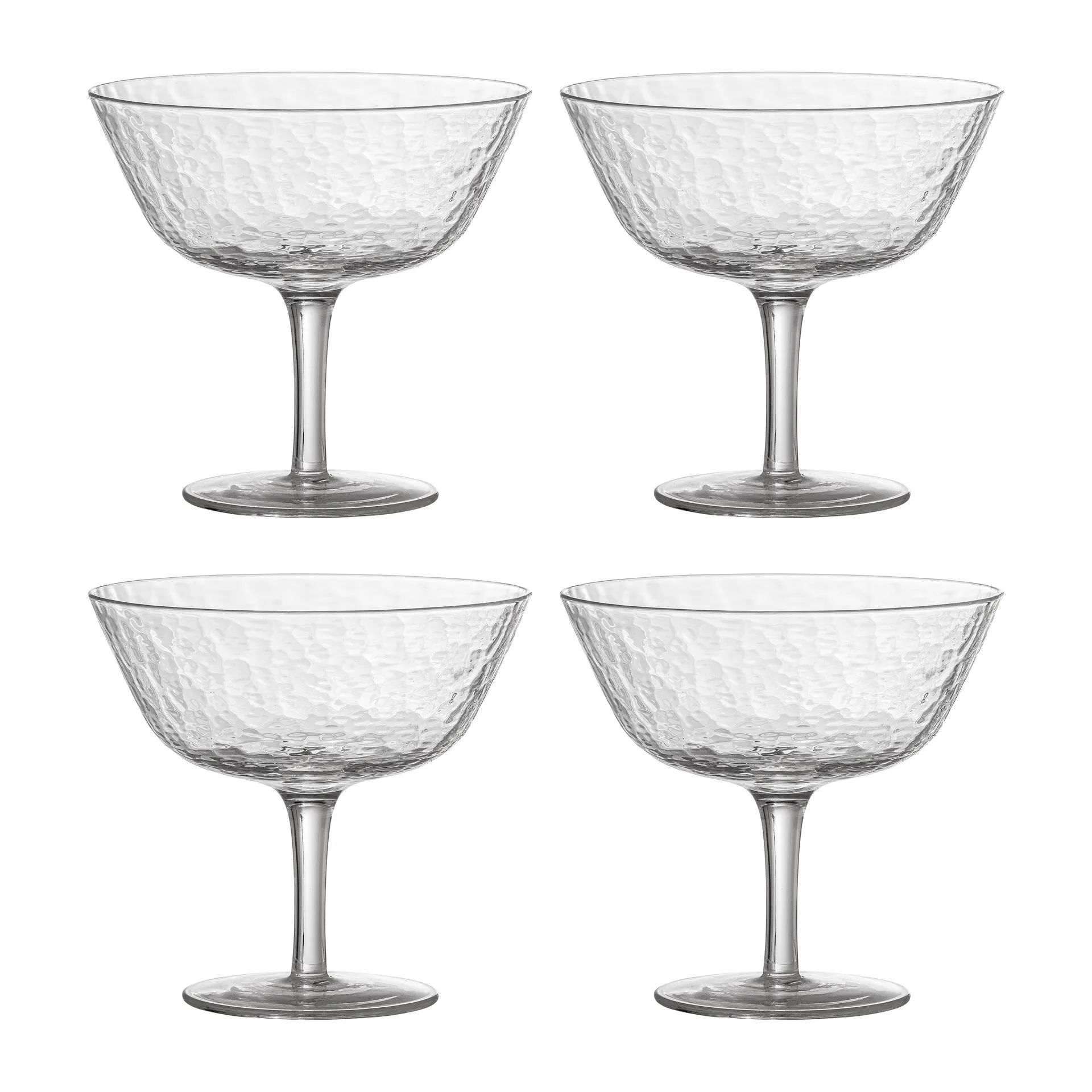 Asali cocktail glass 41 cl 4-pack, Clear Bloomingville