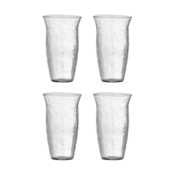 Asha drinking glass 4-pack - Clear - Bloomingville