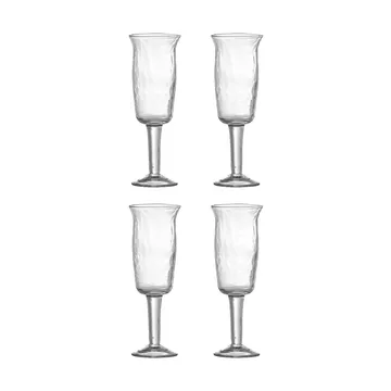 Asha white wine glass 4-pack - Clear - Bloomingville