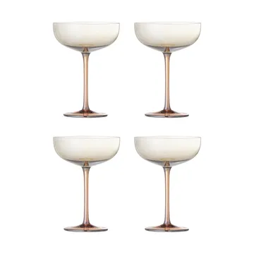 Aston cocktail glass 4-pack - Bronze - Bloomingville