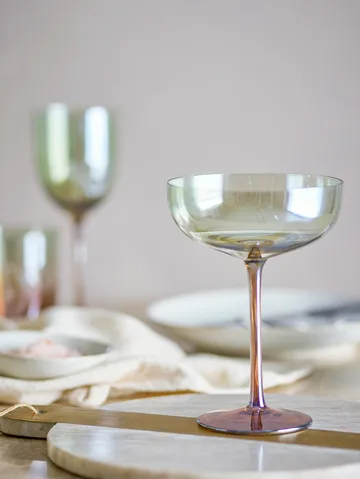 Aston cocktail glass 4-pack - Bronze - Bloomingville