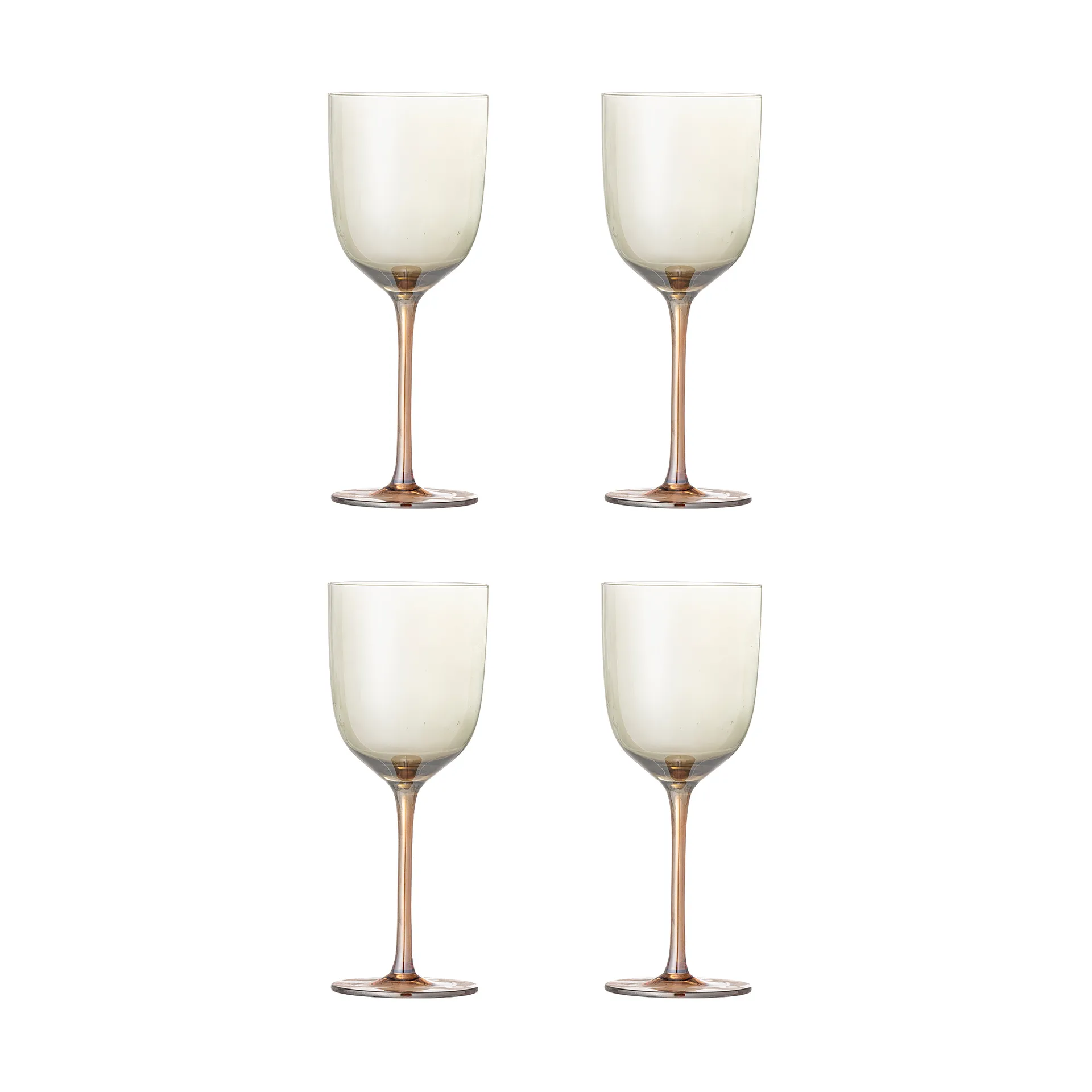 Aston wine glass 4-pack, Bronze Bloomingville