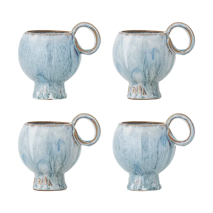 Avonlea cup 4-pack - Blue - Bloomingville