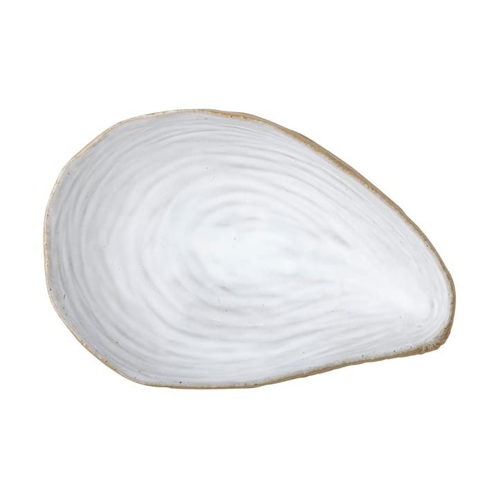 Bakur decorative bowl shell 14x20 cm, Beige-Grey Bloomingville