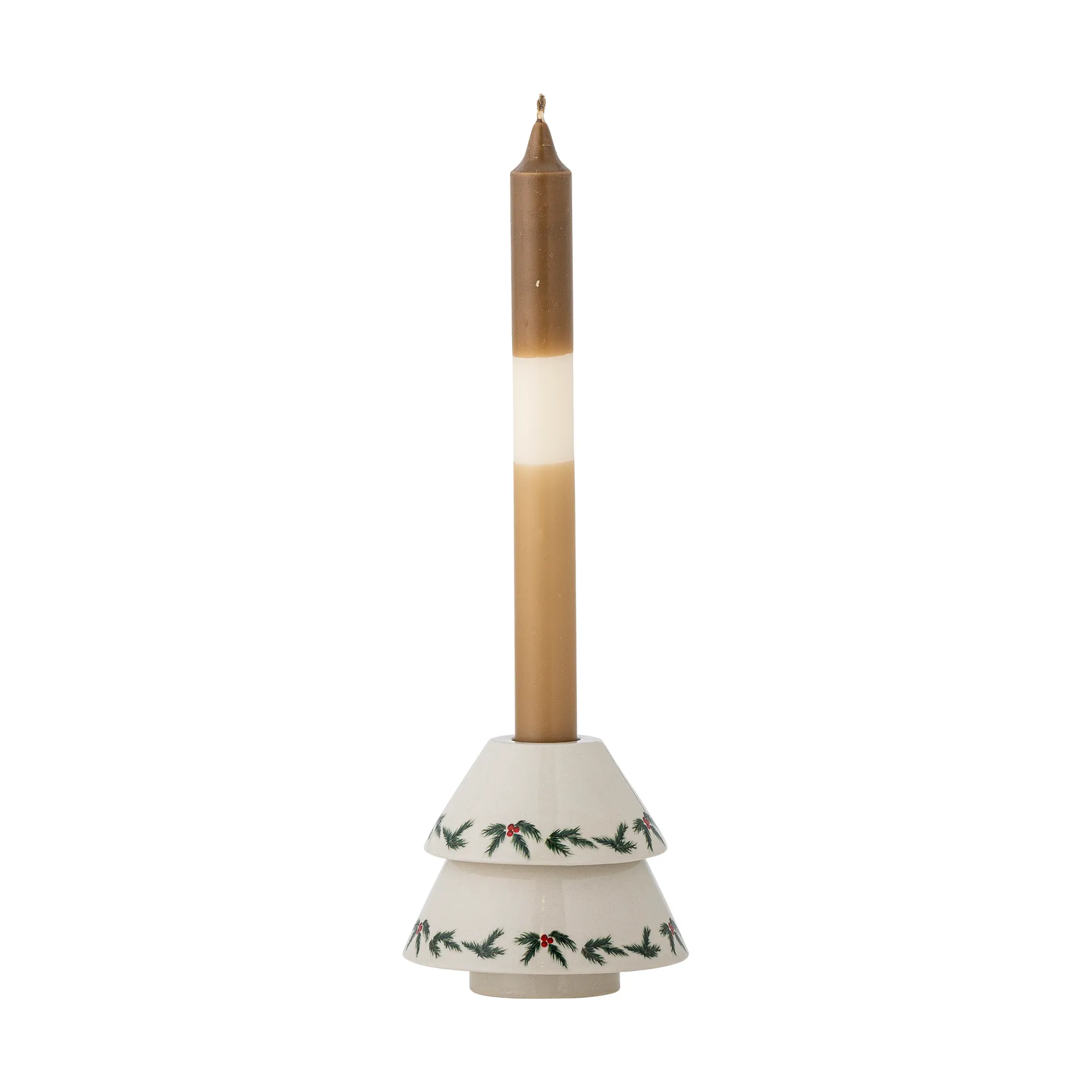Berry candle holder Ø10 cm, White Bloomingville