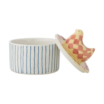 Biona bowl with lid Ø11 cm - Rose - Bloomingville