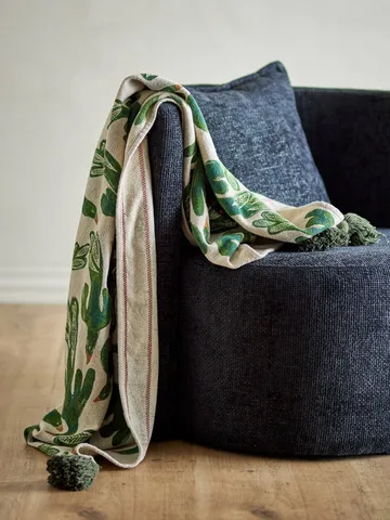 Birdliva throw - Multi, 160x130 cm - Bloomingville