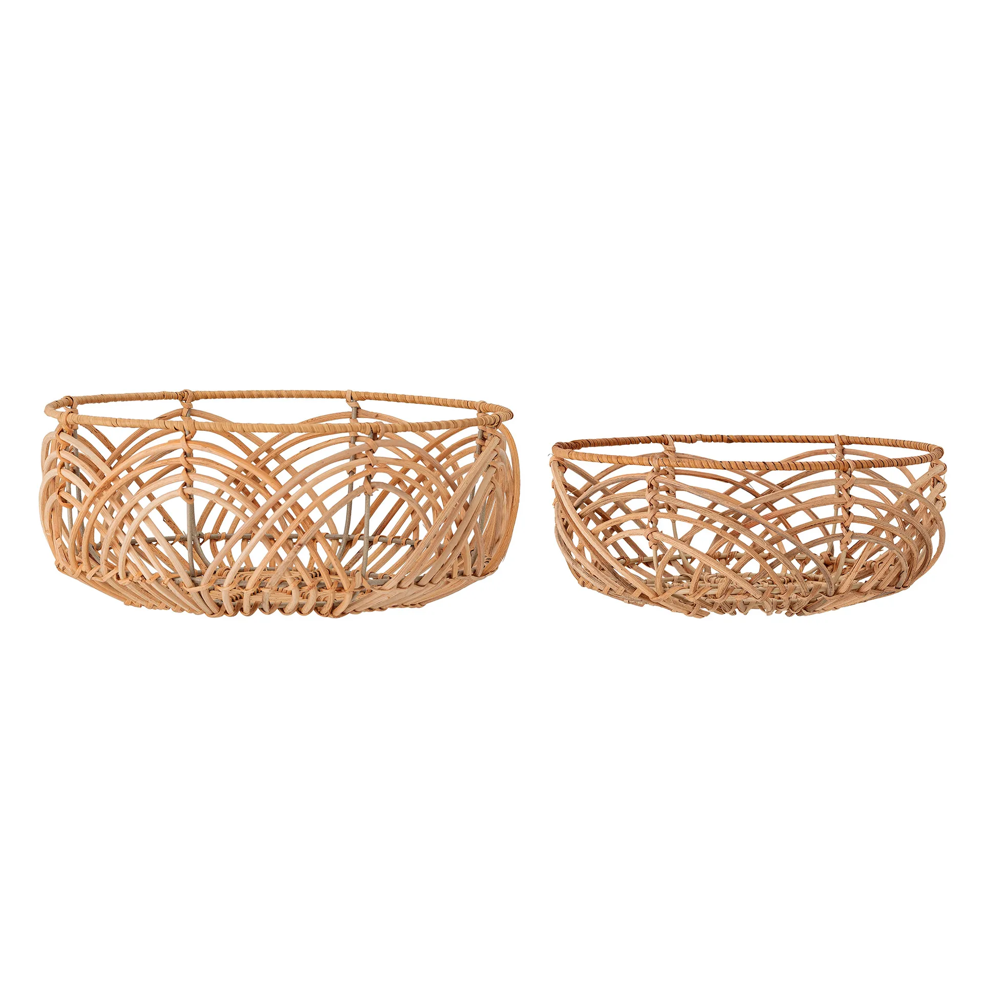 Bloomingville bread basket rattan 2-pack, nature Bloomingville
