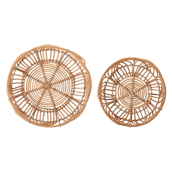 Bloomingville bread basket rattan 2-pack, nature Bloomingville
