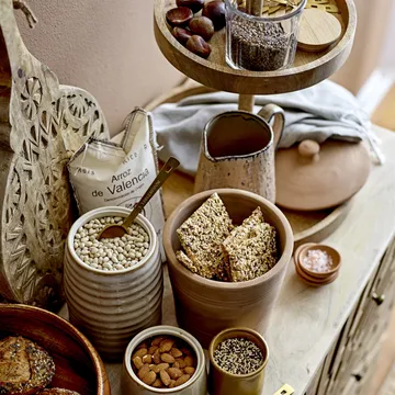 Bloomingville cake dish mango tree 41.5 cm - brown - Bloomingville