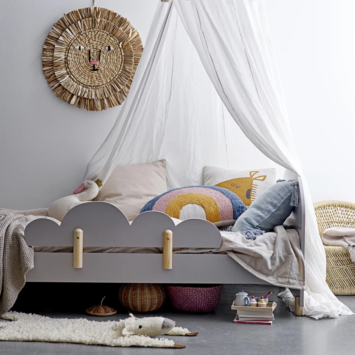 Bloomingville cushion rainbow, Multi Bloomingville