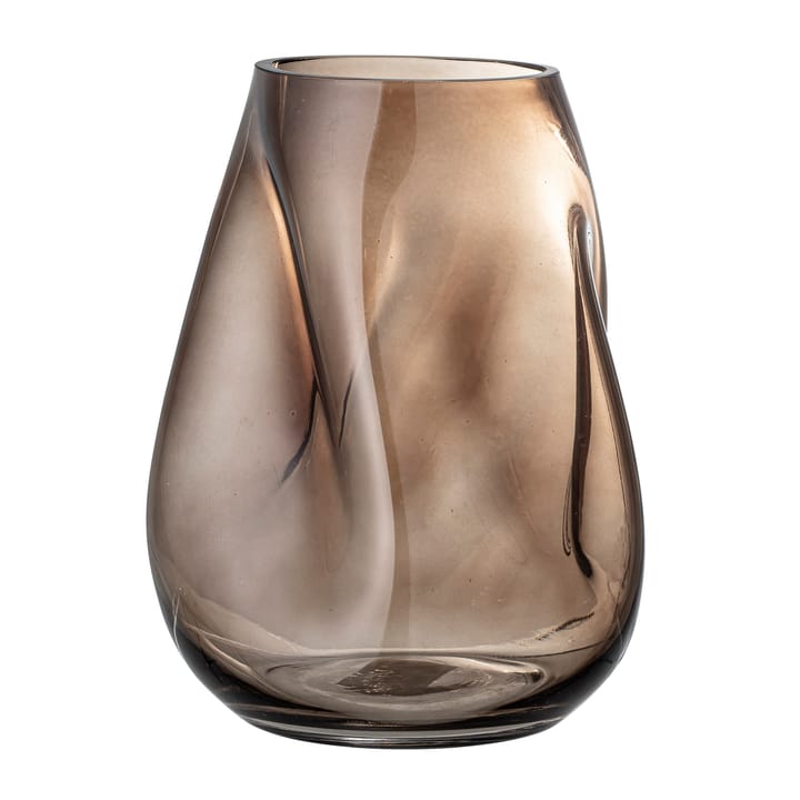 Bloomingville glass vase 26 cm, brown Bloomingville