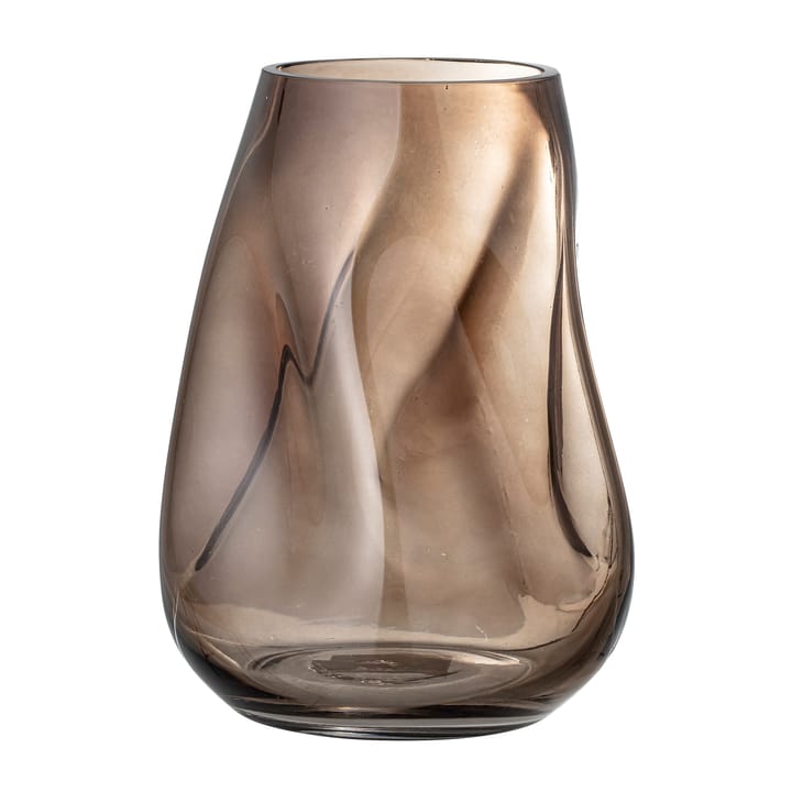 Bloomingville glass vase 26 cm, brown Bloomingville