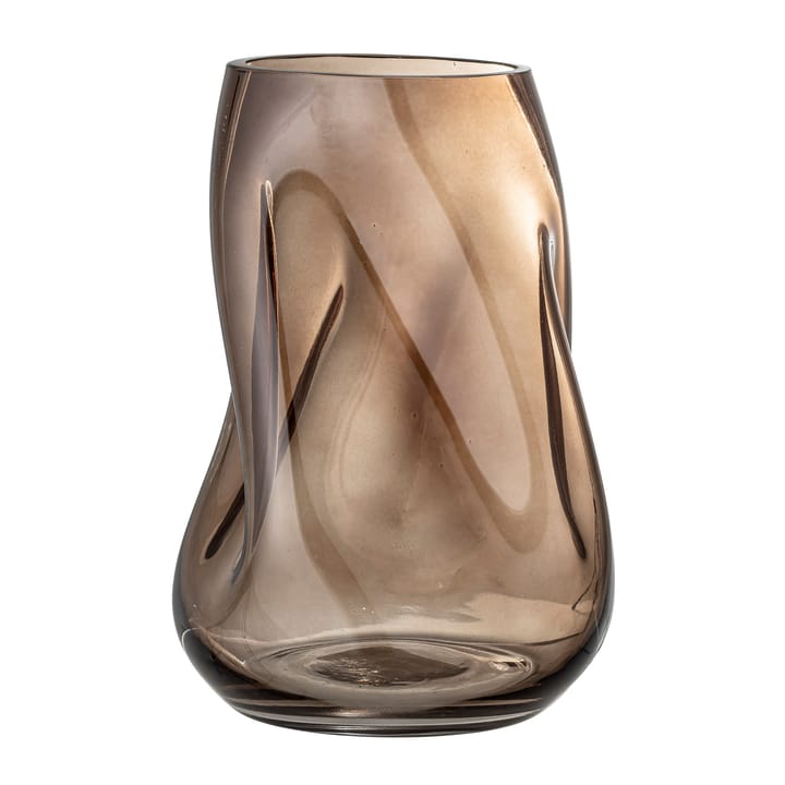 Bloomingville glass vase 26 cm, brown Bloomingville