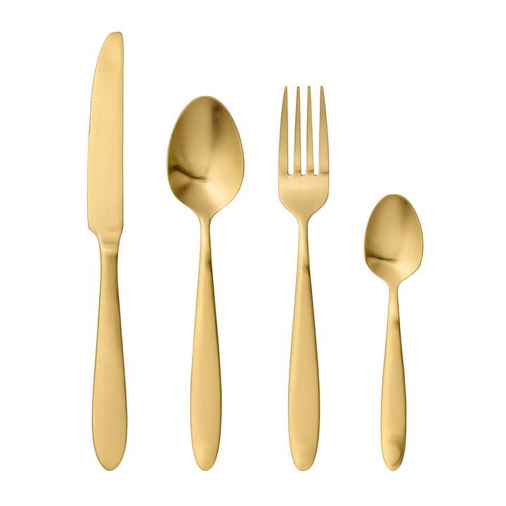 Bloomingville gold cutlery 4-pack, gold Bloomingville