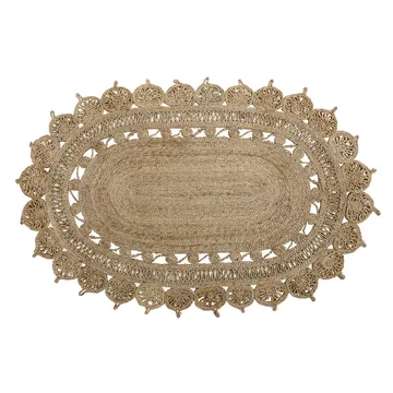 Bloomingville jute rug oval - natural - Bloomingville