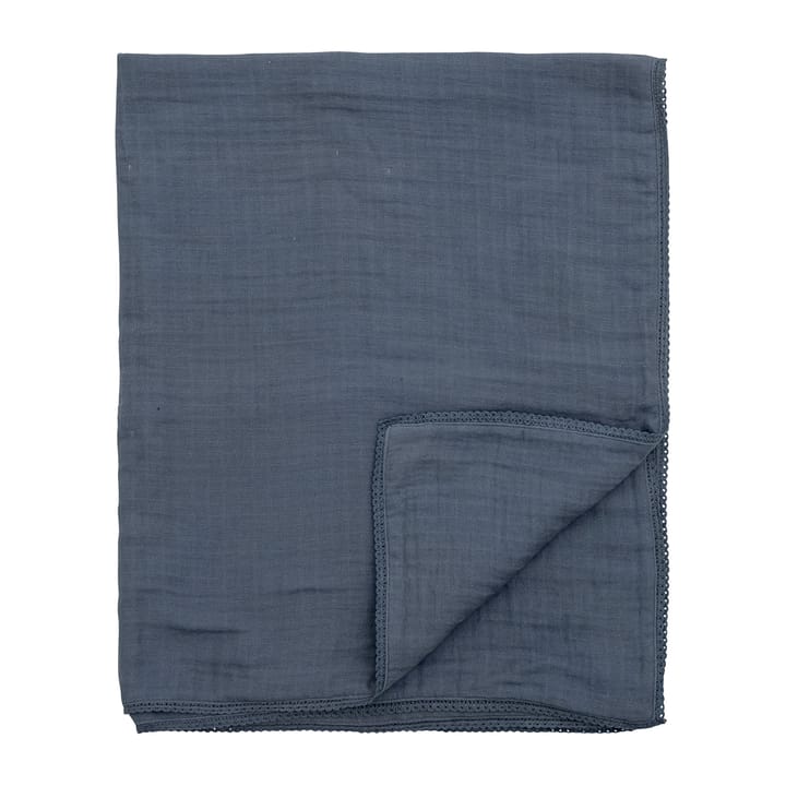 Bloomingville Muslin throw 80x100 cm - Blue - Bloomingville