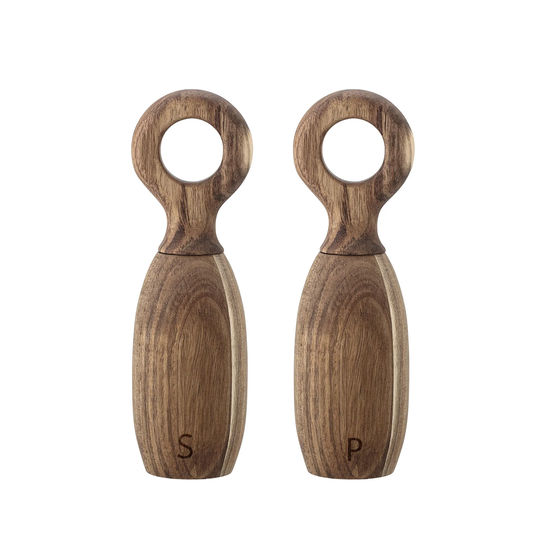 Bloomingville salt and pepper shaker wooden, 21 cm Bloomingville