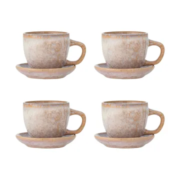 Brenta cup with saucer 4-pack - Rose - Bloomingville