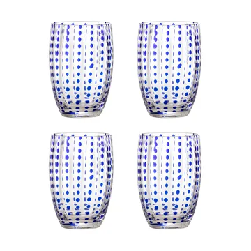 Brinley drinking glasses 4-pack - Blue - Bloomingville