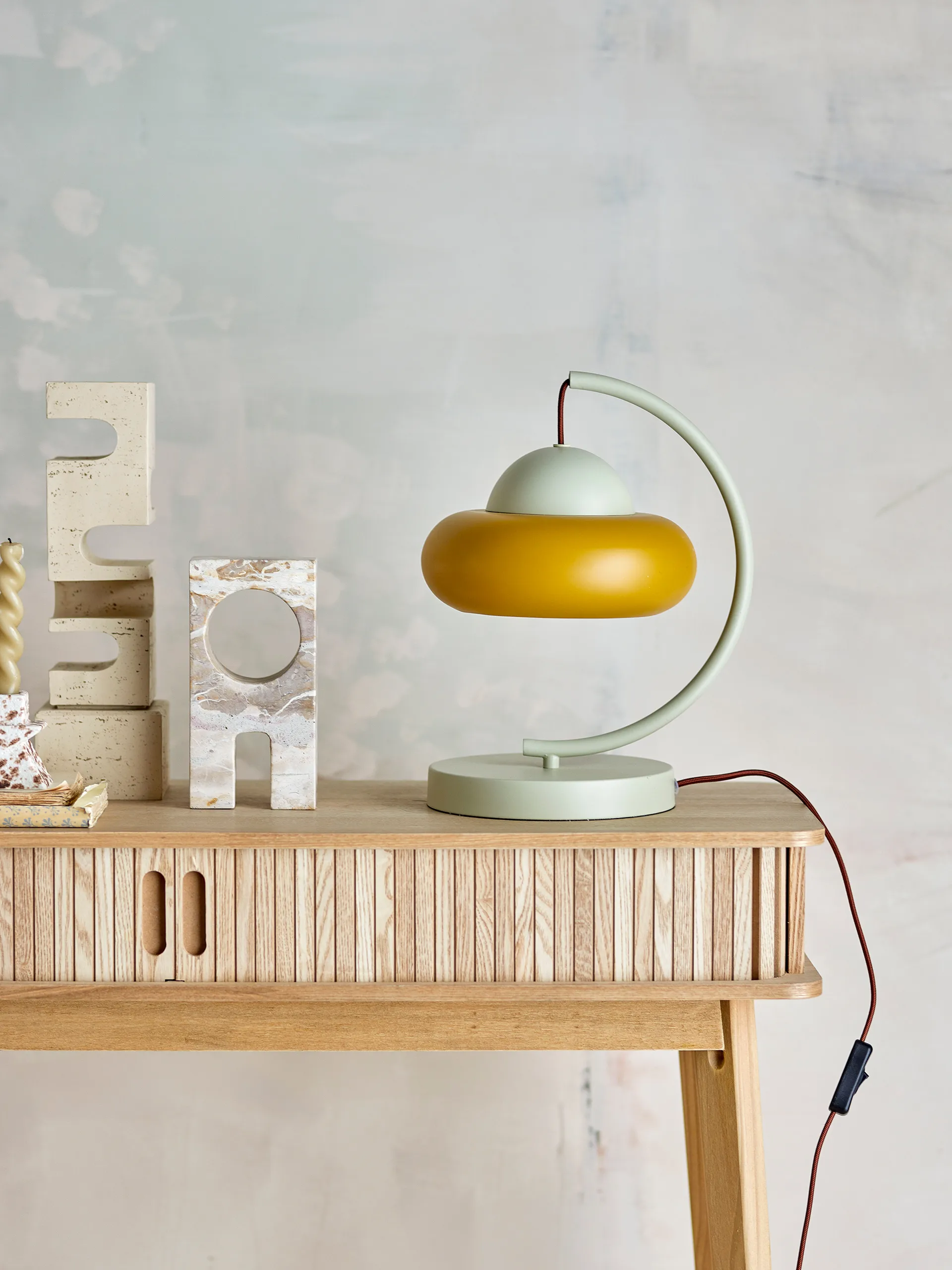 Bubble table lamp 27x34.5 cm, Natural Bloomingville