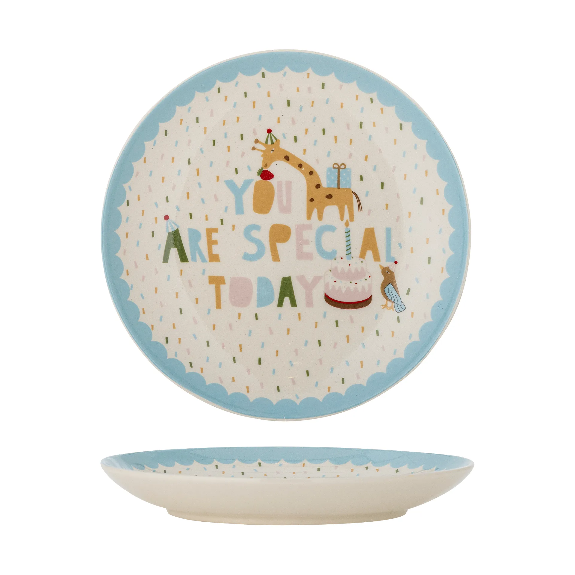 Celebrate plate Ø16 cm, Blue Bloomingville