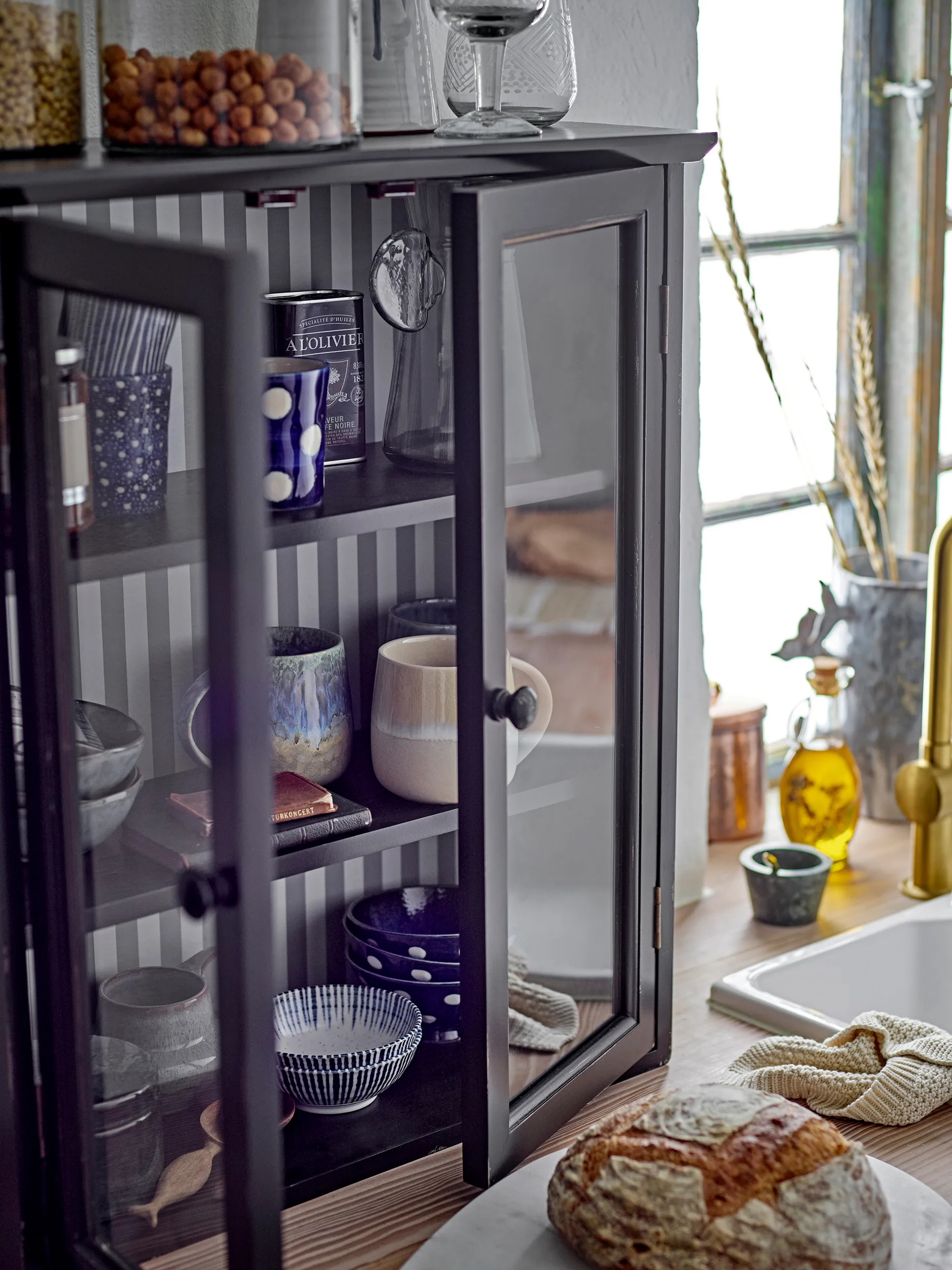 Cloe mug 46 cl 3-piece, Blue Bloomingville