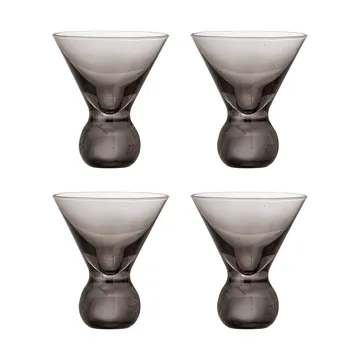 Corliss cocktail glass 4-pack - Grey - Bloomingville