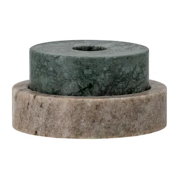 Dalin candle sticks Ø10 cm - Green marble - Bloomingville