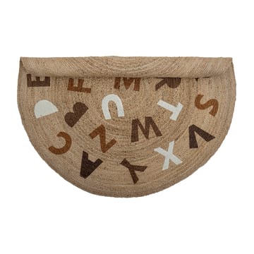 Dinne jute rug Ø130 cm - Alphabet - Bloomingville