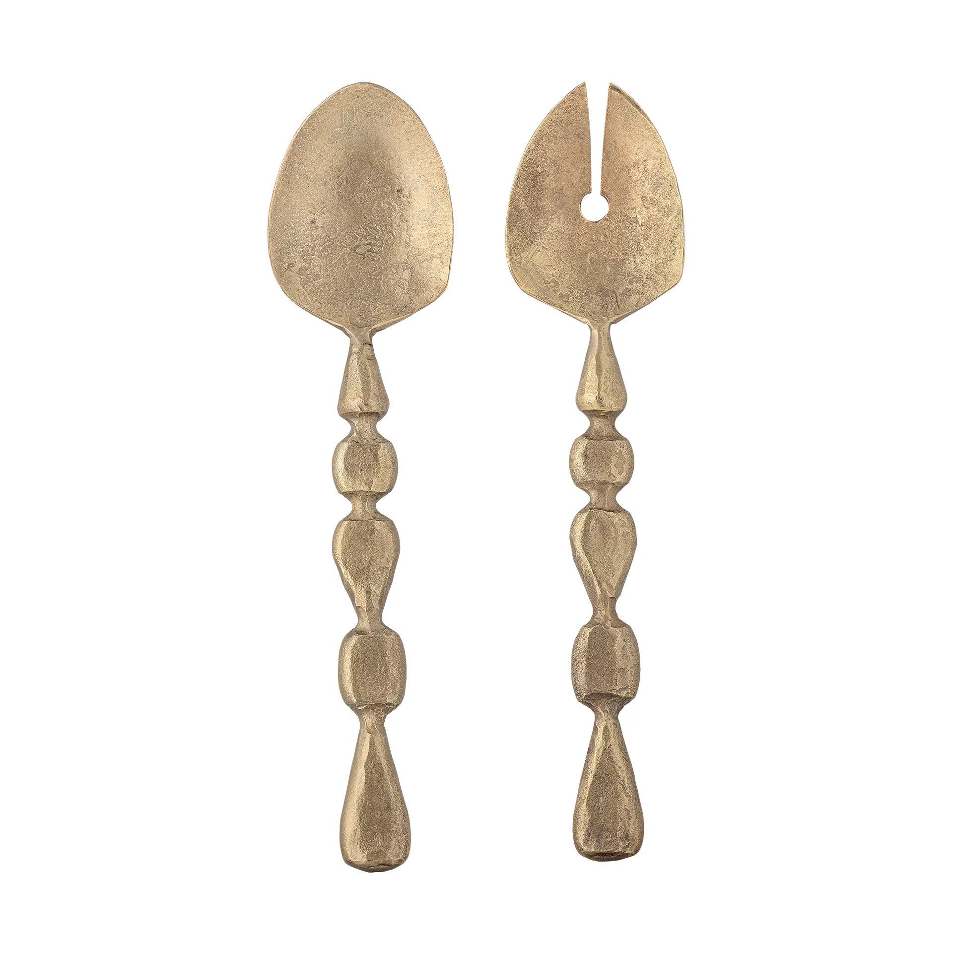 Edi salad servers 2-piece, Brass Bloomingville